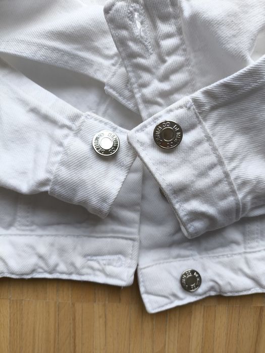 Kurtka biała jeans rozmiar 38 damska