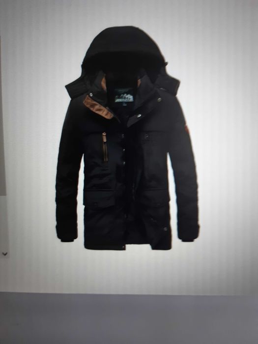 Kurtka męska ,pikowana,   - czarna . Rozmiar M.