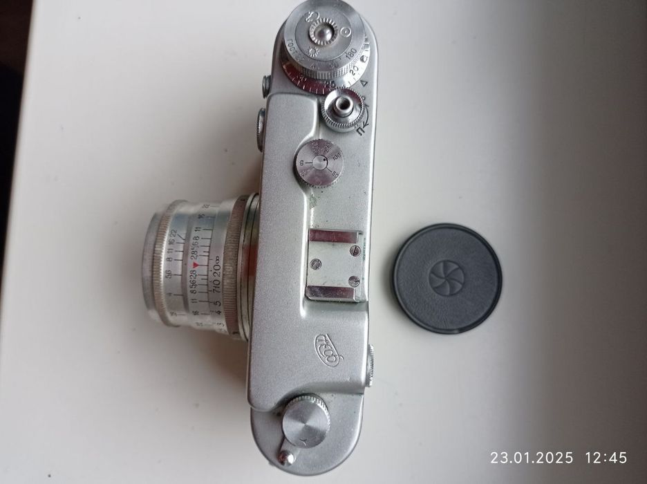 Фотоаппарат ФЄД-2 с объективом Индустар-26м 1:2.8 F=5cm