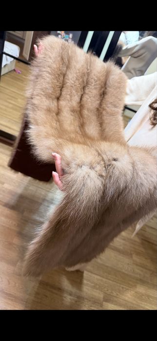 Манто из соболя манишка из соболя жилет из соболя