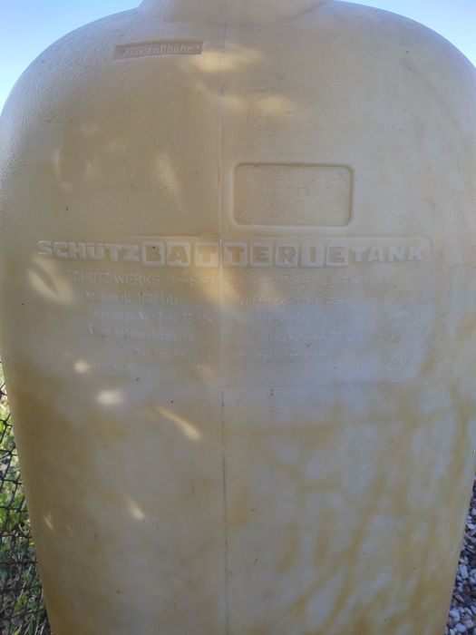 Zbiornik na paliwo olej opałowy ropę 1600 L Schutz