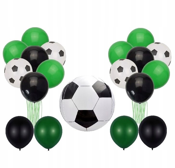 zestaw balonów balony piłka nożna piłkarskie