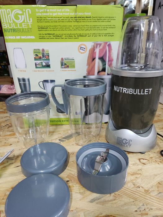 Блендер Нутрі Буллет "NutriBullet" 600W Соковитискач Кухонний Комбайн Фітнес блендер з терткою