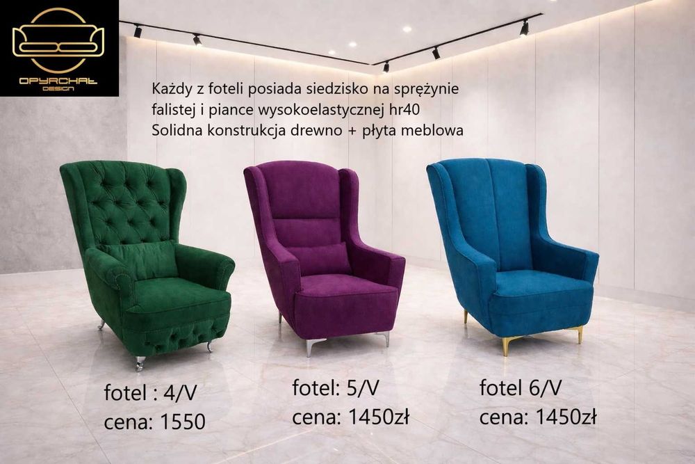 Zestaw chessterfield XXXL głeboko pikowany NR. 5/2023