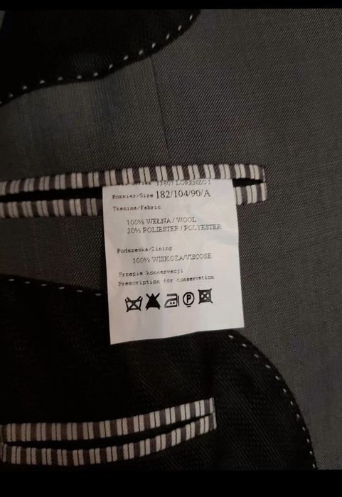 Garnitur nowy męski