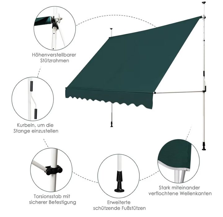 Маркіза. Балконний тент. Тент для балкона, тераси