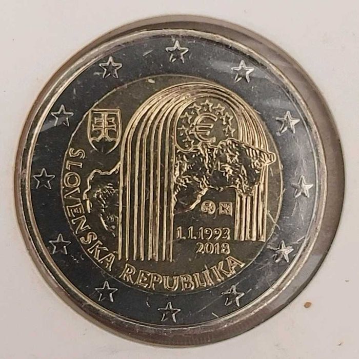 2 Euros de 2018 da Eslováquia,  25 Anos da República Eslovaca