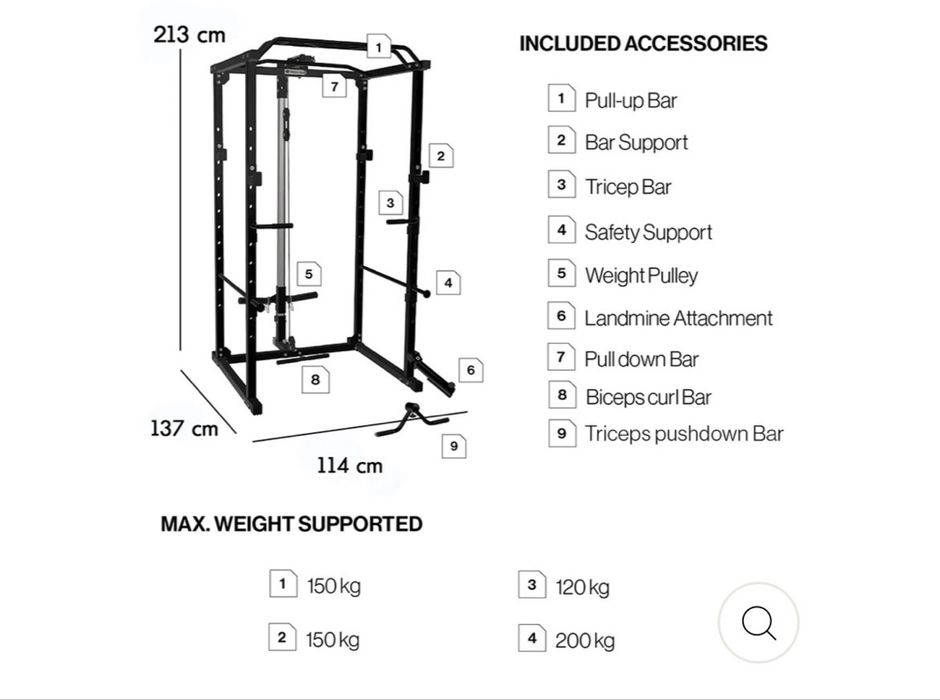 Multi-Function Weight Rack with Pulleys447402348129167363