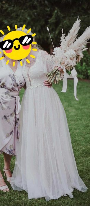 Suknia ślubna BARCELONA 16, Suknie Boho TROYKA by Marta Trojanowska