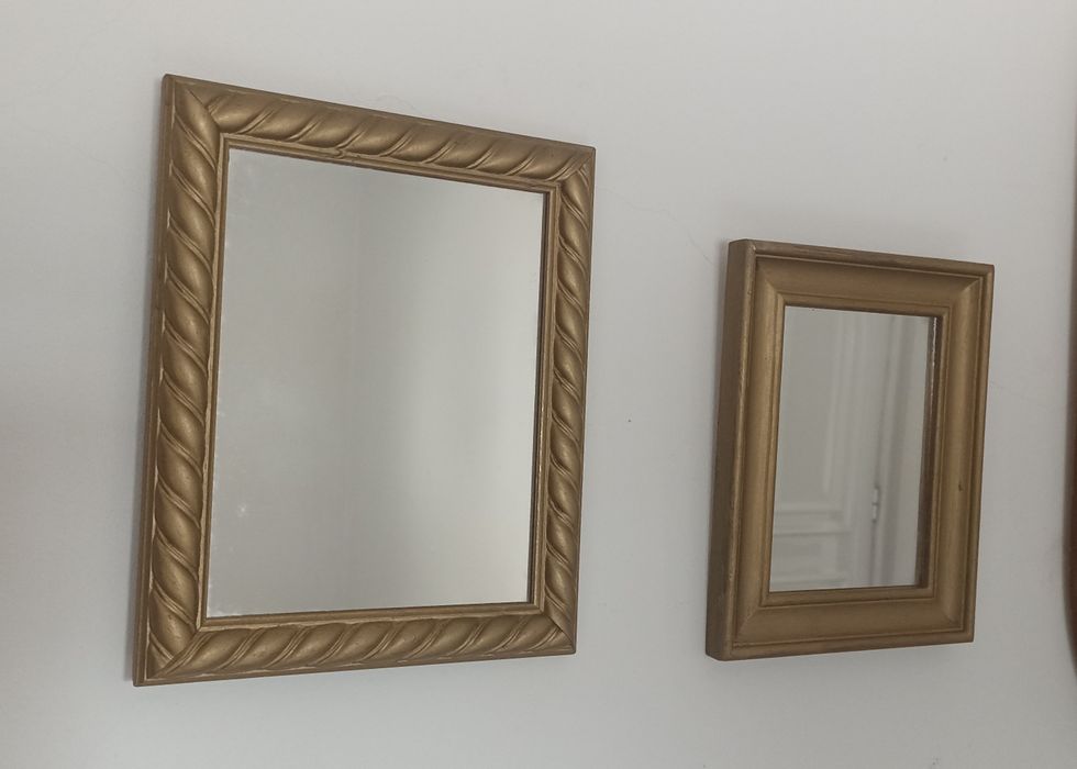 5 espelhos ,preço  conjunto