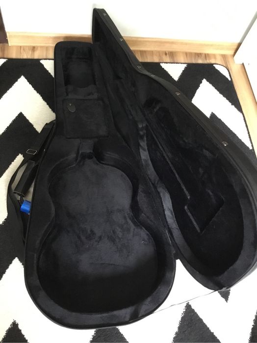Gitara Santos Martinez sm80 4/4 futeral ksiazki podnozek