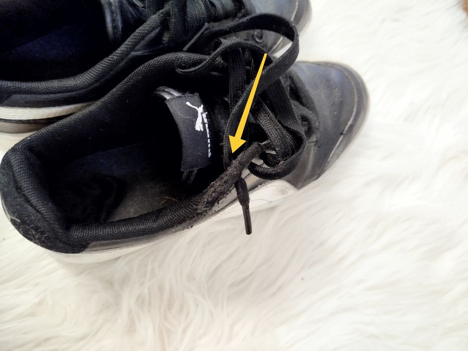 Puma Shuffle czarne sneakersy buty unisex  38