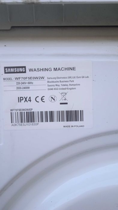 Máquina de lavar roupa