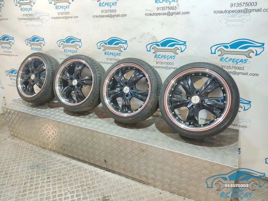 Jantes 17" HRS 4x100 - 7J | ET40 - 195 40 17 | Mini | Cooper | Aba |