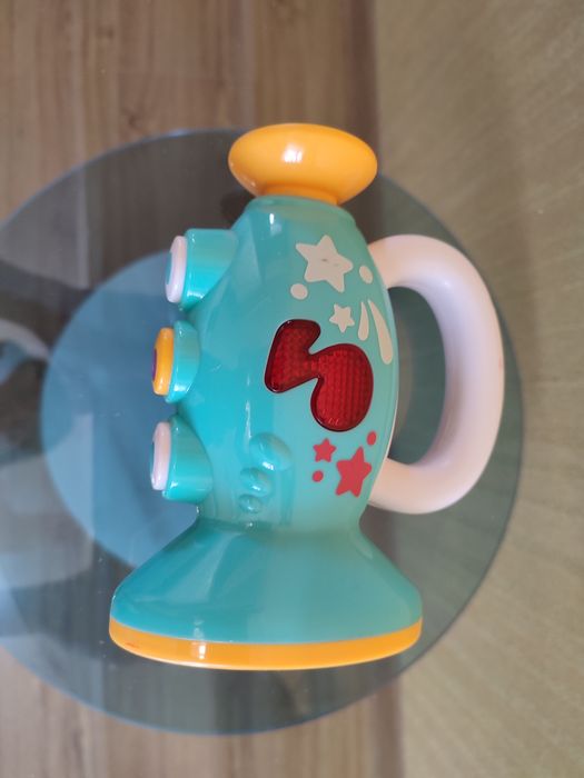 Игрушки музыкальные, погремушки, грызунки.