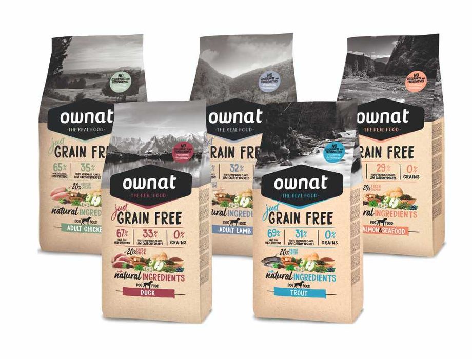 Ownat Dog Just GRAIN FREE 14kg - PORTES GRÁTIS