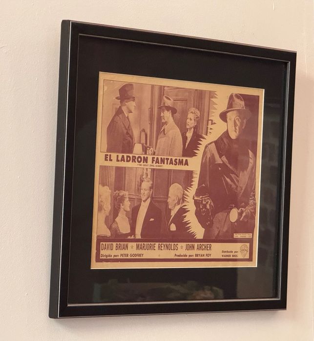 Kolekcjonerski plakat filmowy "El ladrón fantasma" (1950)