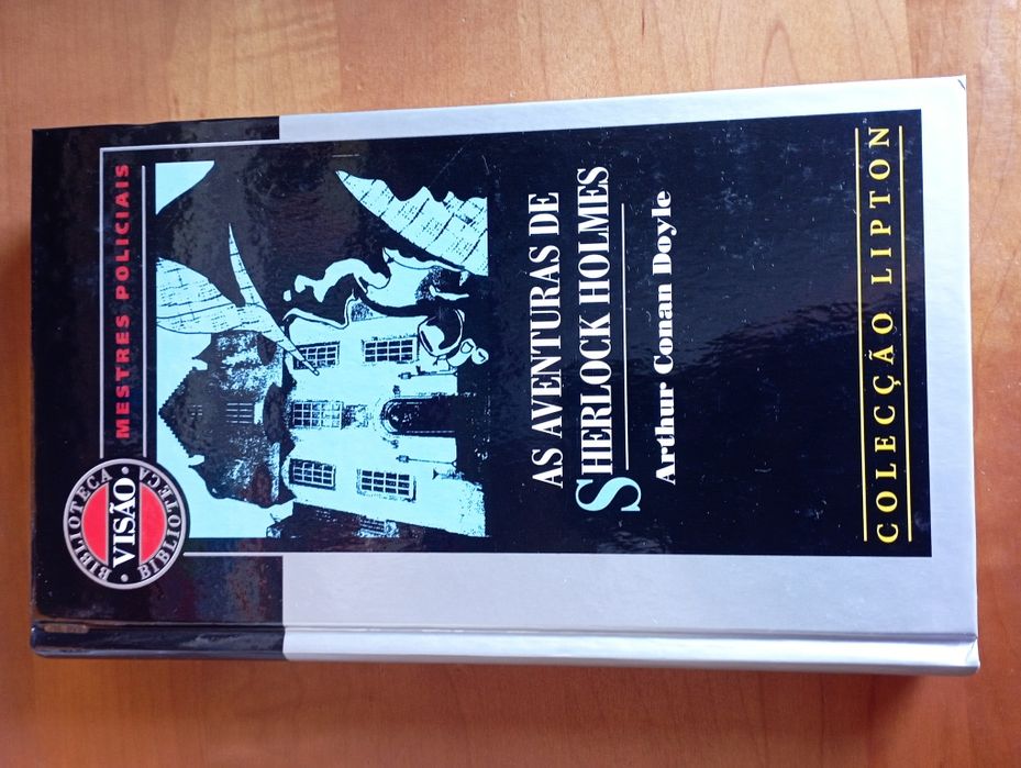Livro As aventuras de Sherlock Holmes - Arthur  Conan Doyle capa dura