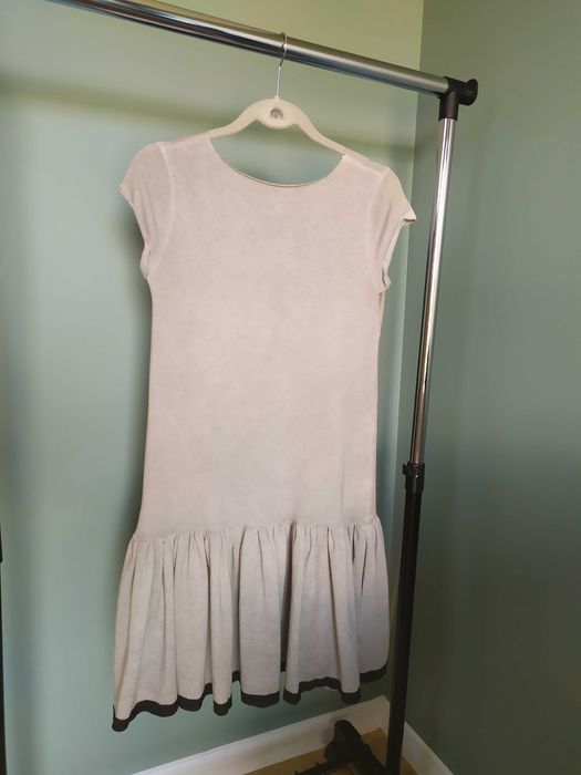 Sukienka bawełniana M L krótki rękaw