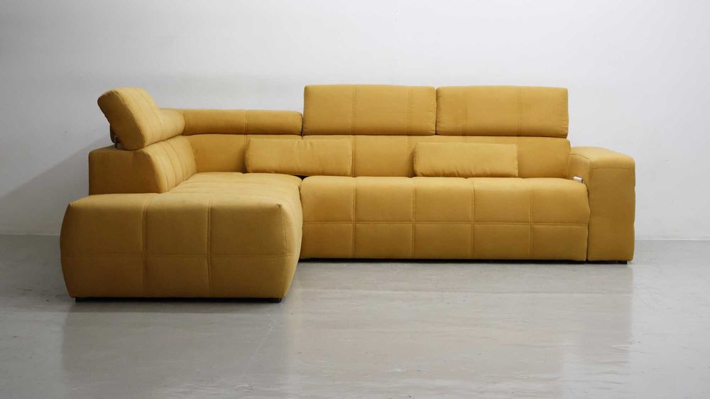 SFP DESIGN narożnik regulowane zagłówki rogówka sofa kanapa tkanina