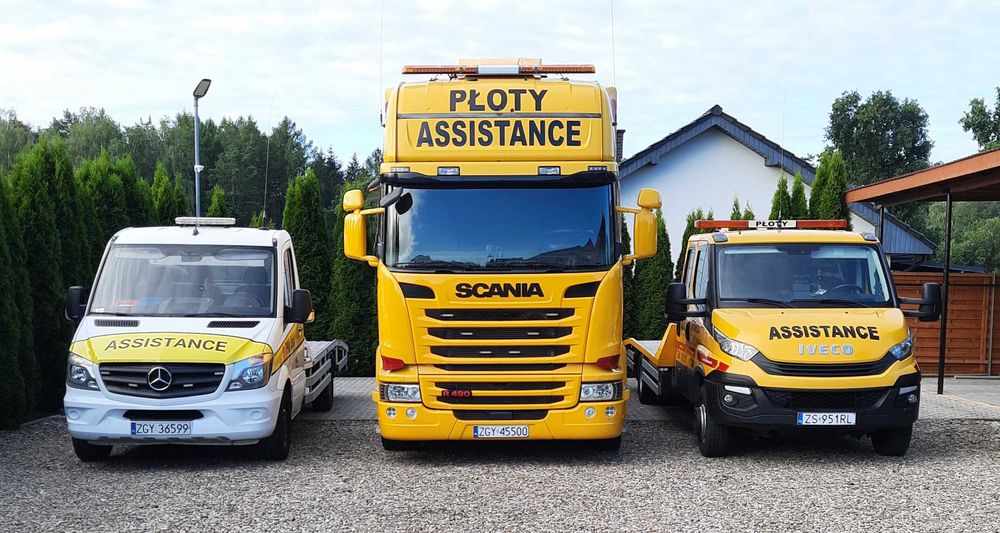 Usługi transportowe laweta Płoty