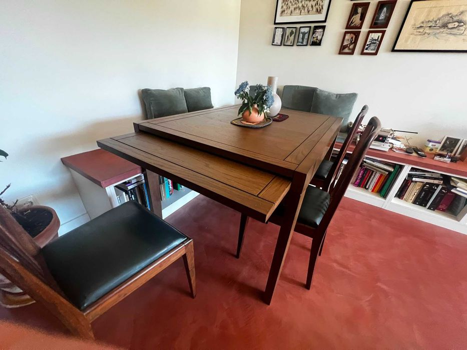 Mesa de Madeira Extensível