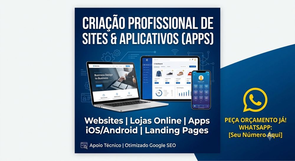Criação de Sites Profissionais – Negócios, Lojas Online e Portfólios