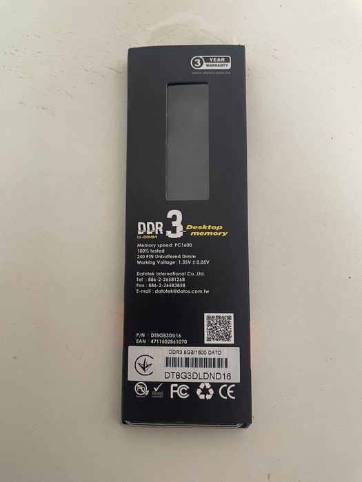 Оперативная память ddr3 8gb