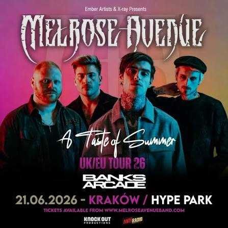 Melrose Avenue Kraków 21.06.2026 r. Bilet
