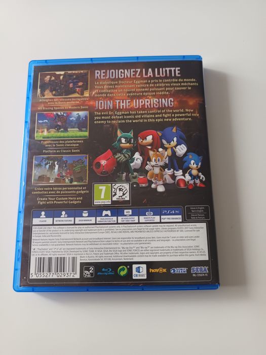 Sonic Forces na PS4. Darmowa wysyłka!!!