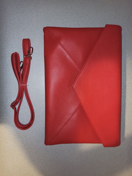 Nowa torebka damska kopertówka z odpinanym paskiem