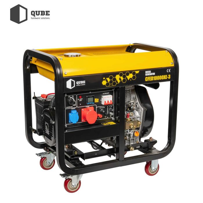 Генератор дизельный QUBE QFED10000XE-3 НОВЫЙ