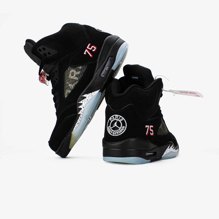 Мужские кроссовки Nike Air Jordan 5 x PSG "Luxe" Размеры 41-45