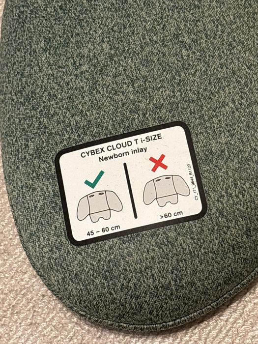 Fotelik samochodowy Cybex Cloud T Plus i-Size Seria Platinum 0-13kg Leaf Green z bazą