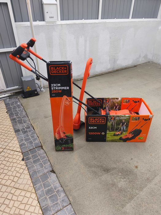 Corta Relva e Aparador Black Deker