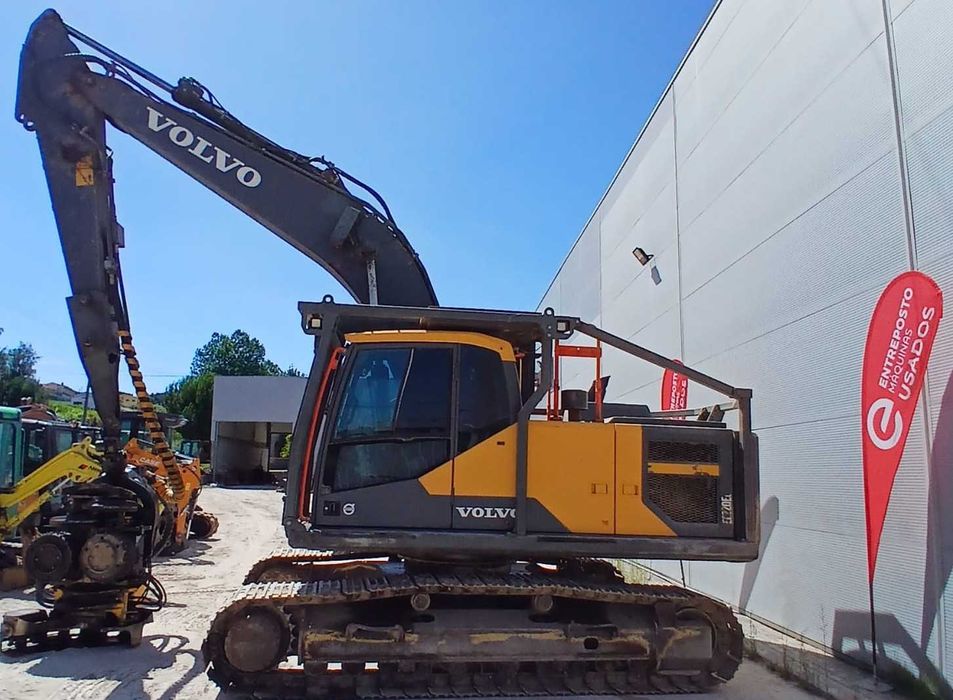 Escavadora Florestal – Volvo EC220 EL e Cabeça Ponsse