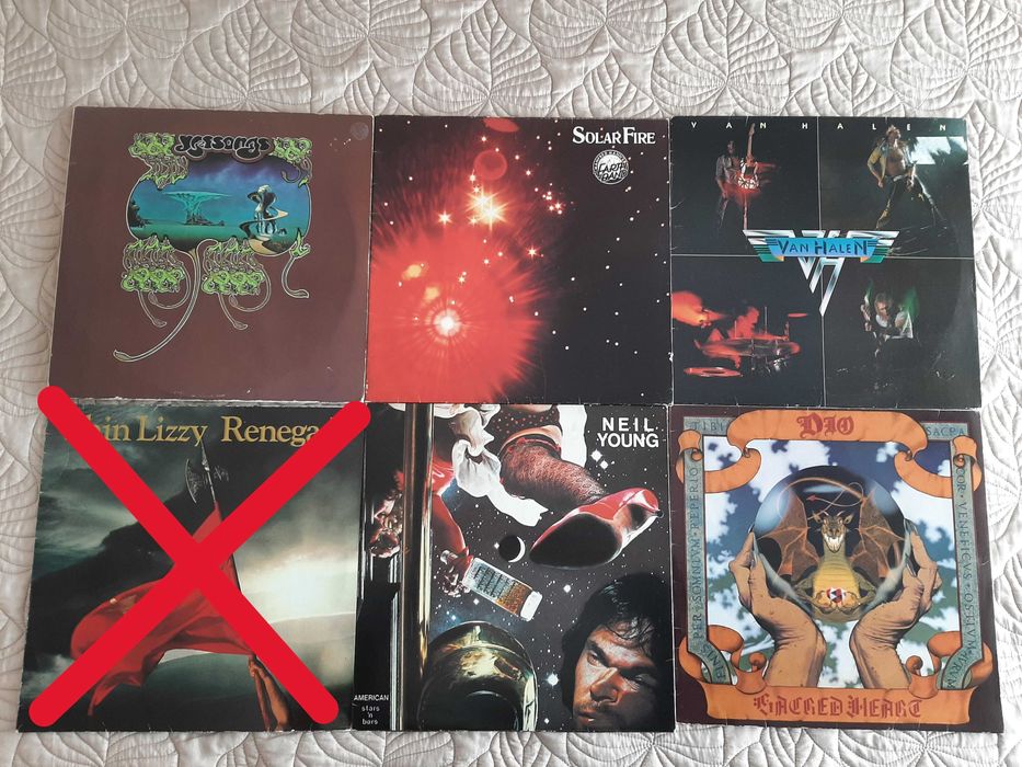Van Halen – Dio – Thin Lizzy – Neil Young - Manfred Mann's – Yes - Vinil LP