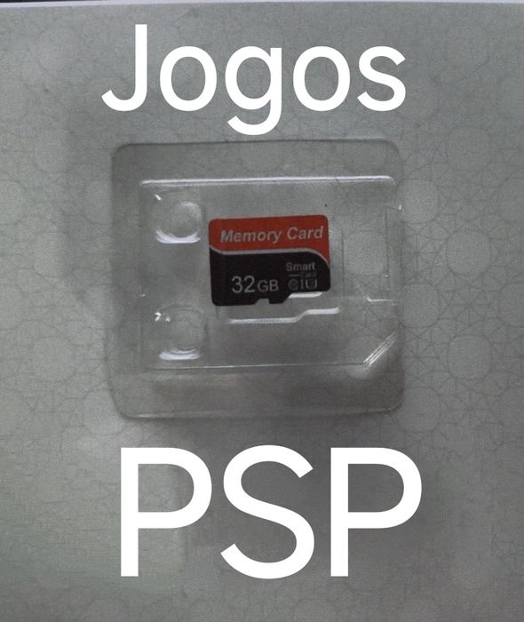 Micro SD de 32Gb com jogos PSP