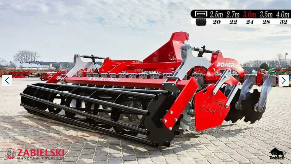 talerzówka 3m brona talerzowa NOWA ZABIEL 2025 dostawa