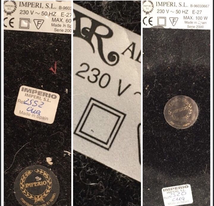 Candeeiros RARO de Luxo a estrear - NOVO (candeeiros Imperio)