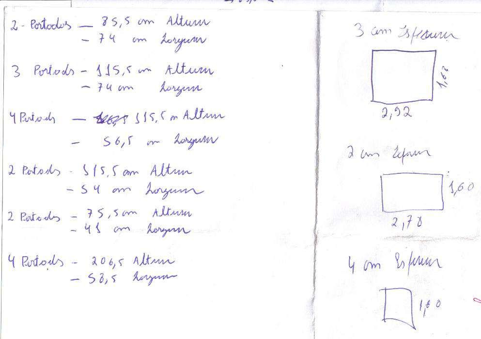 Janelas,portas, portadas, em madeira maciça, vendo á unidade