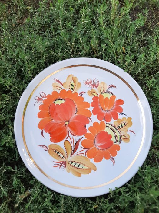 Фарфоровая Настенная Тарелка Барановка Диаметр 25