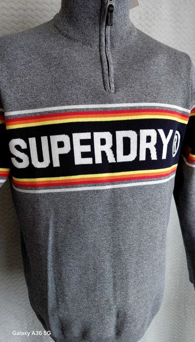SuperDry śliczny męski sweter,golf