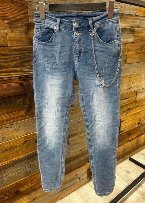 Spodnie jeansowe By o la la rozm.XL