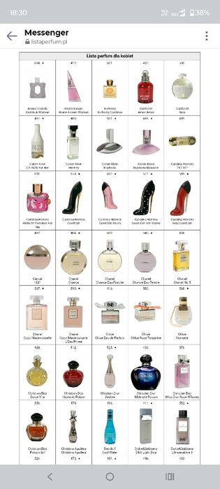 Perfumy damskie i męskie Glantier