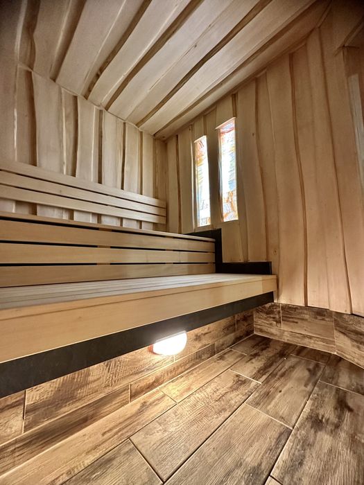 Баня.ТЕПЛИЙ БАСЕЙН з гейзером. Лазня.Бассейн.Спа.Оренда будинку