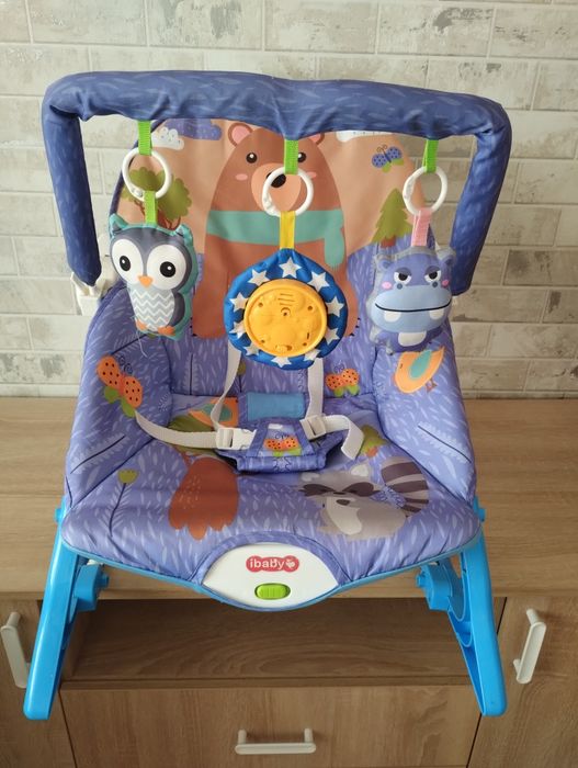 Шезлонг дитячий, гойдалка