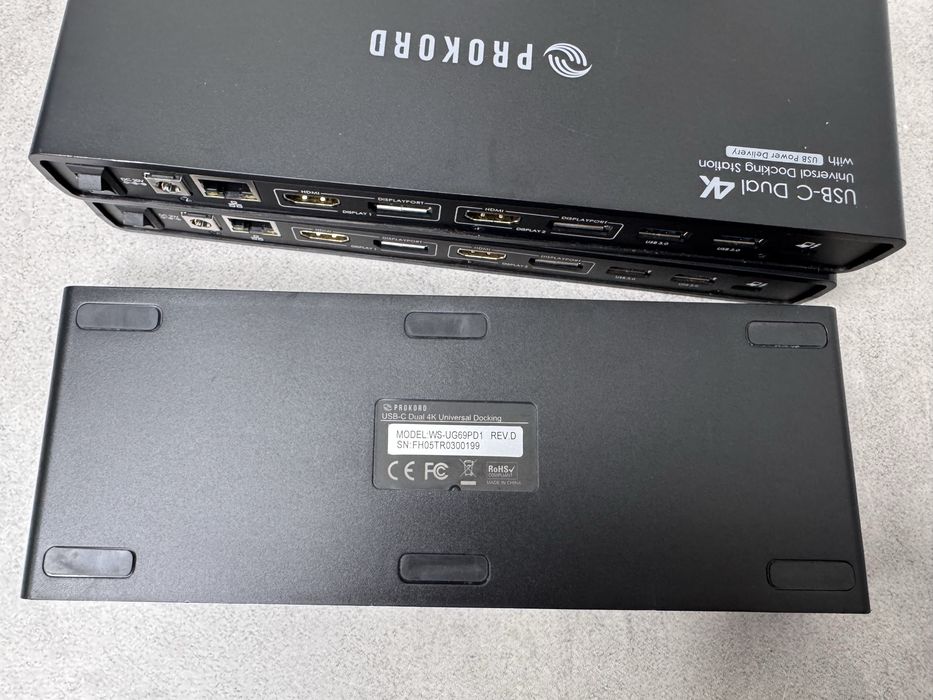 Універсальна док-станція Prokord USB-C Dual 4K / HDMI + DisplayPort