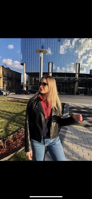 Кожаная курточка, размер XS-S