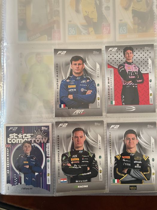 Cartas F1 2025 Turbo Attack ou troca
